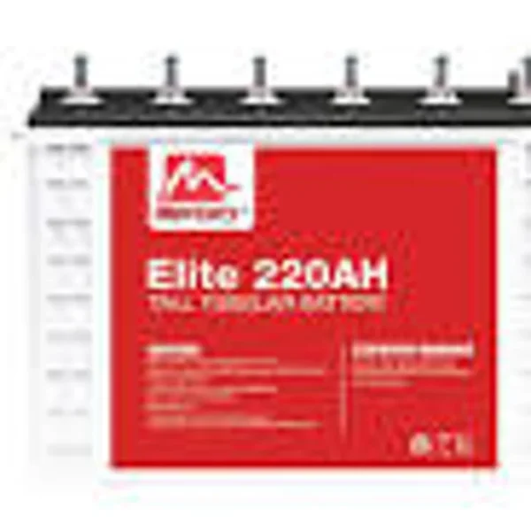 Mercury 220Ah 12V Tall Tubular Battery | Elite 220ah India Battery