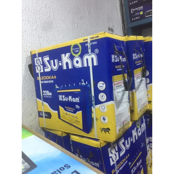SU-KAM 220Ah Tall Tubular Battery | India Battery