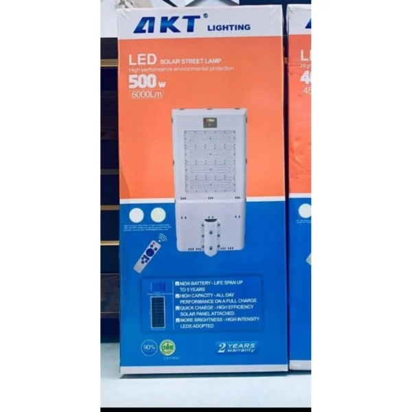 AKT 500W Solar Street Light System with Panel | AKT500